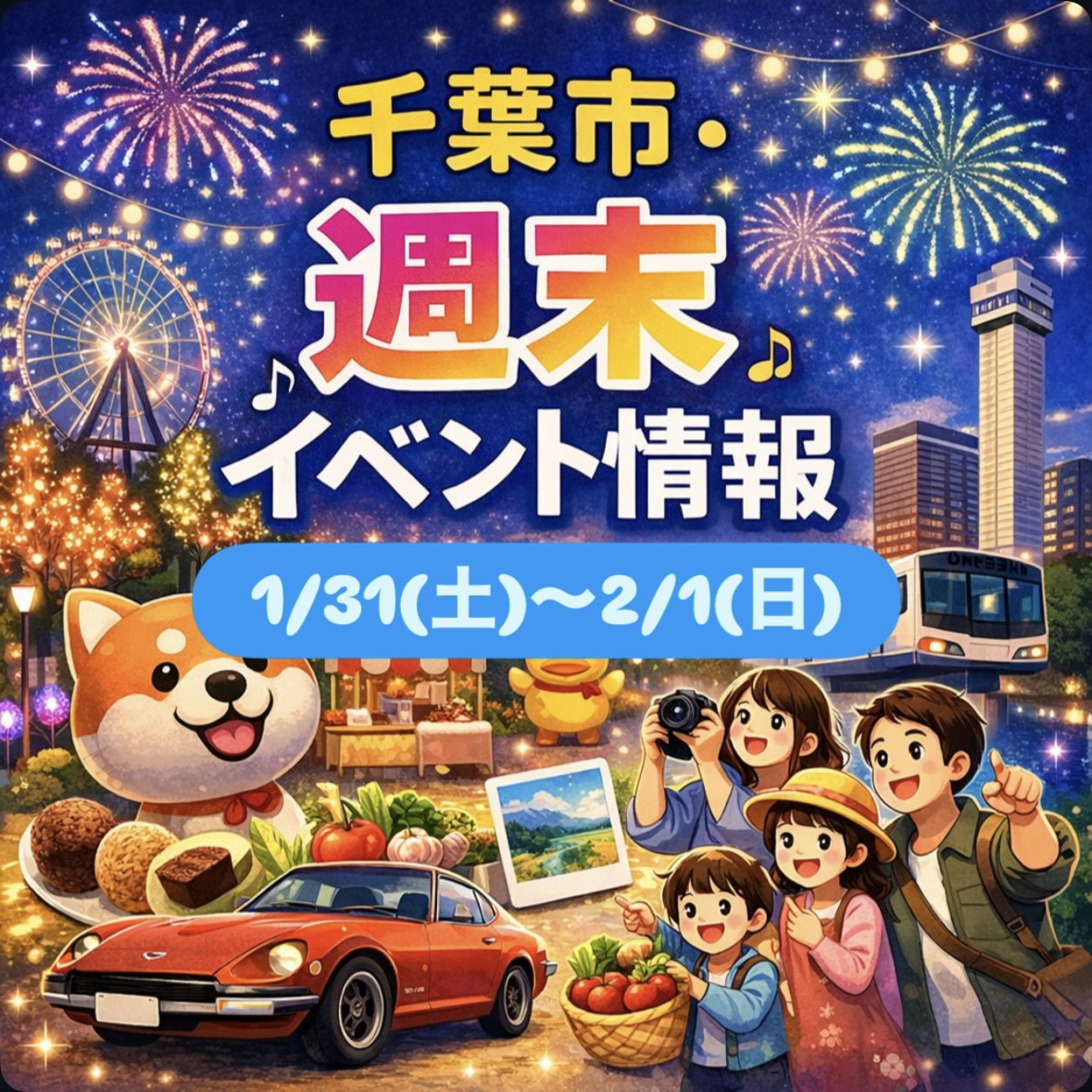 2026年1月31日　2月1日　イベント