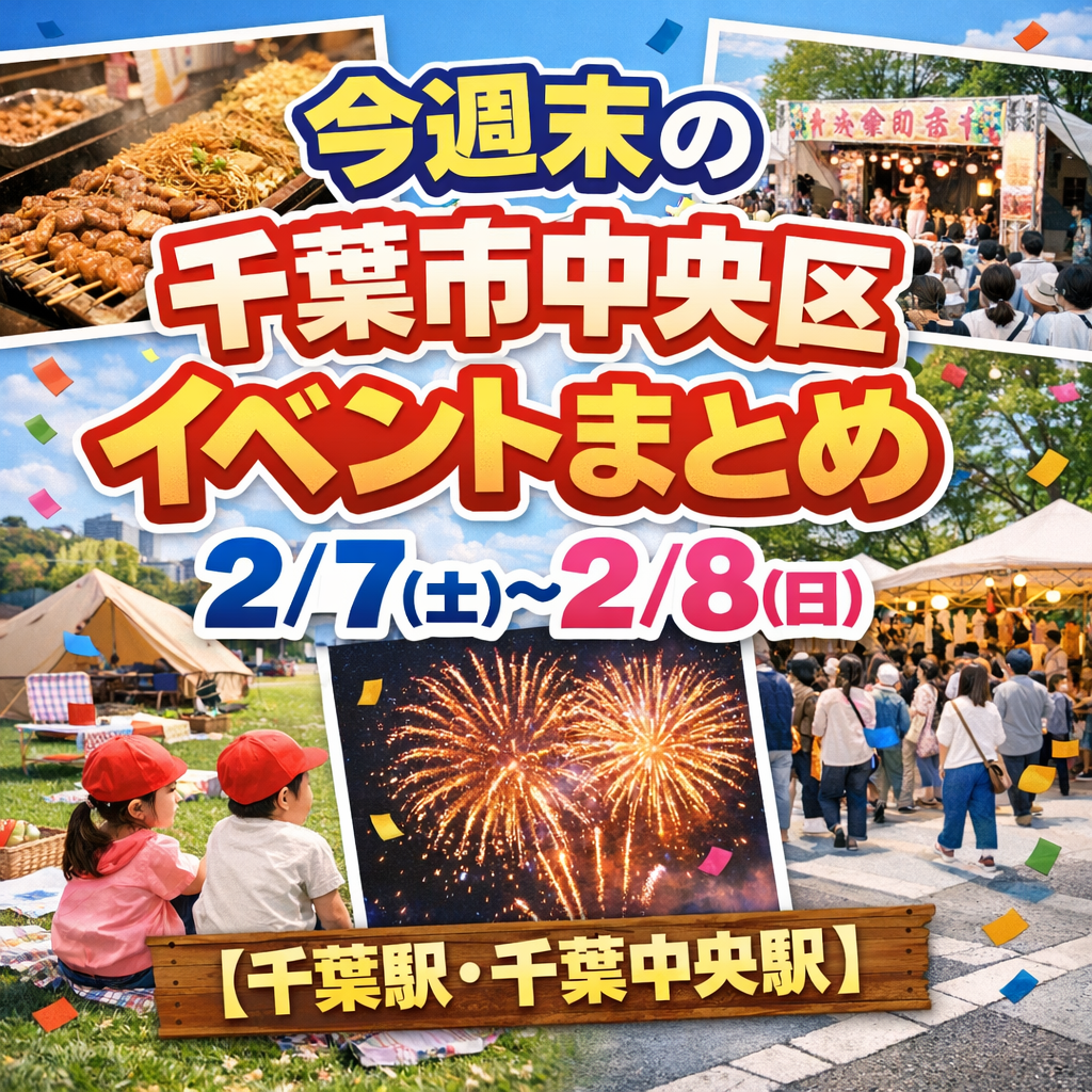 2月7日　2月8日　イベント　千葉市中央区　千葉駅　千葉中央駅